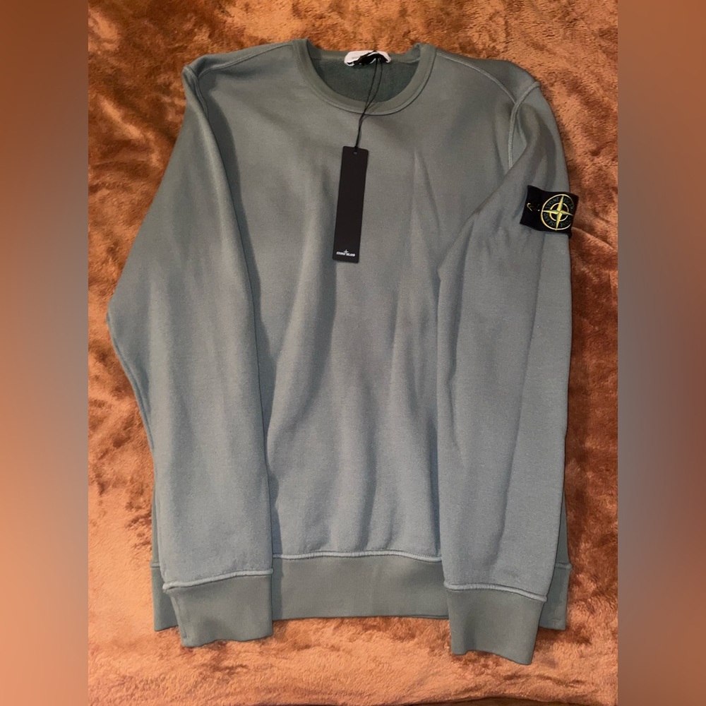 NWT STONE ISLAND CREWNECK GREEN MEDIUM